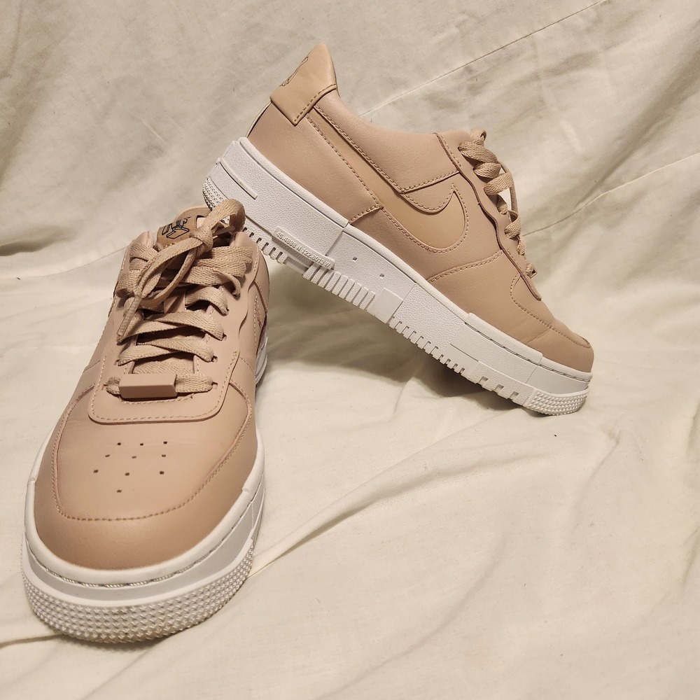 Nike Air Force 1 Pixel Particle Beige Womens Sneakers CK6649-200 Size 9 - Picture 3 of 8